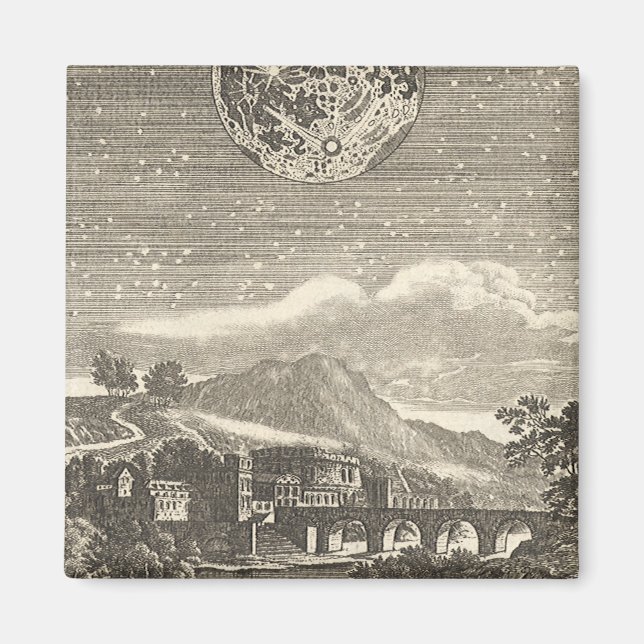 Imán Luna de la era del renacimiento antiguo de Allain  (Frente)