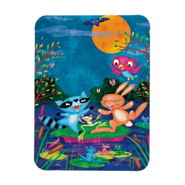 Imán Luna de Otoño (Vertical)