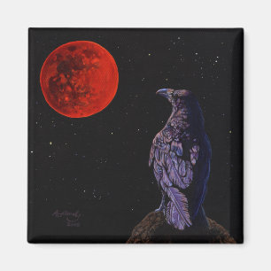 Imán Luna del cuervo