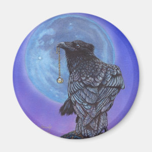 Imán Luna del cuervo