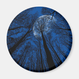 Imán Luna en el cielo nocturno