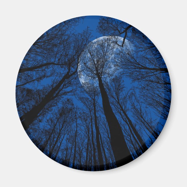 Imán Luna en el cielo nocturno (Frente)