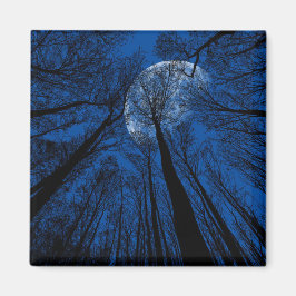 Imán Luna en el cielo nocturno