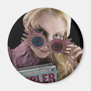 Imán Luna Lovegood Peeks Sobre Glass