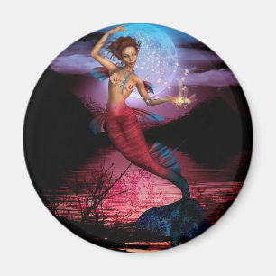 Imán Luna mágica de la sirena