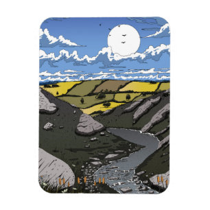 Imán Luna sobre el valle