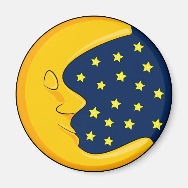 Imán Luna Y Estrellas (Frente)