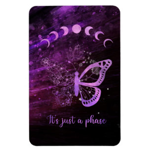 Imán Luna y mariposa