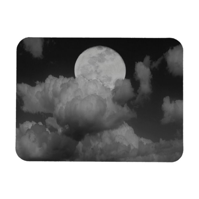 Imán Luna y nubes sobre Kansas (Horizontal)