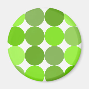 Imán Lunares verdes grandes