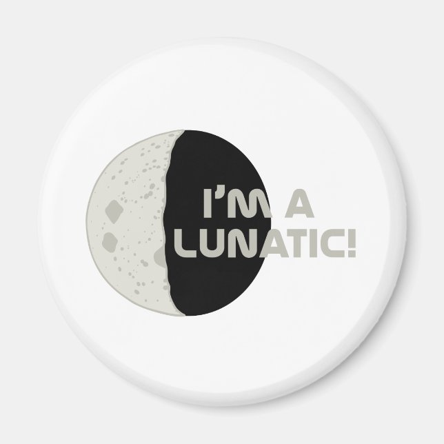 Imán ¡Lunático! (Frente)