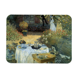 Imán Luncheon de Claude Monet, el impresionismo vintage
