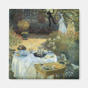 Imán Luncheon de Claude Monet, el impresionismo vintage