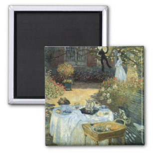 Imán Luncheon de Claude Monet, el impresionismo vintage