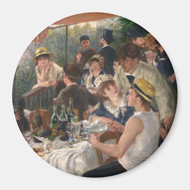 Imán Luncheon del Fiesta de Boating - Auguste Renoir (Frente)