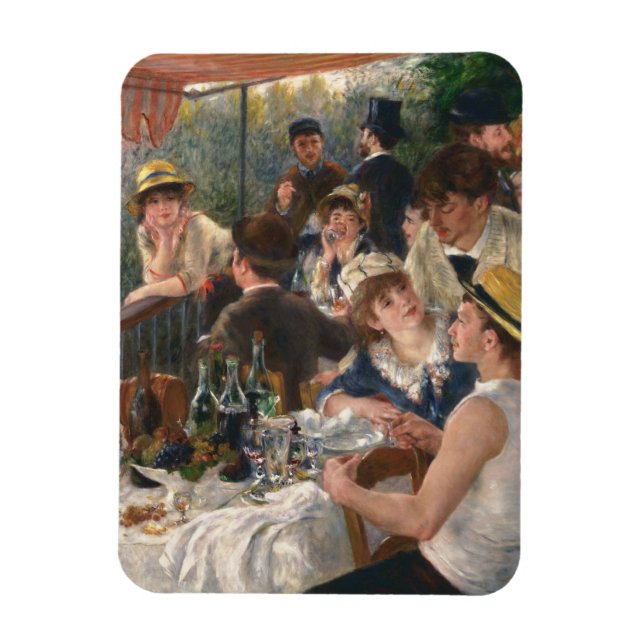 Imán Luncheon del Fiesta de Boating - Auguste Renoir (Vertical)