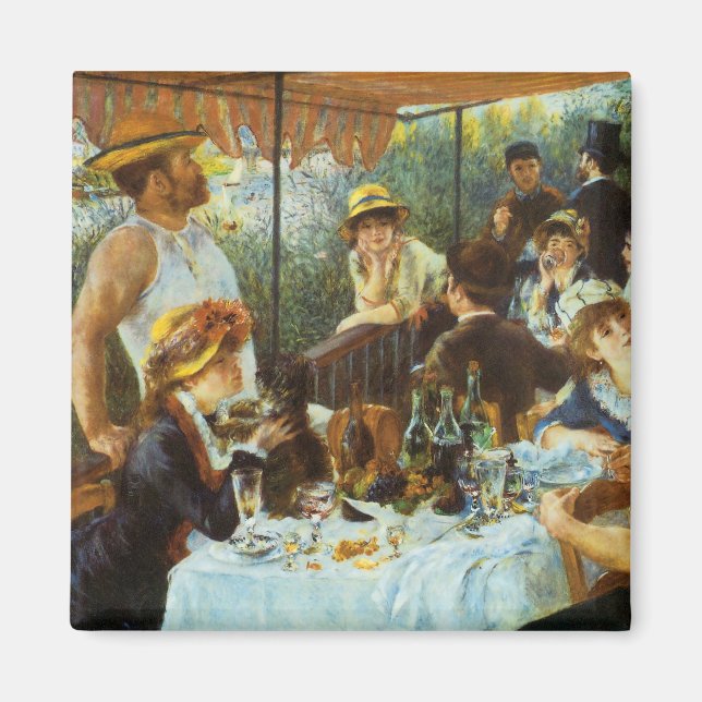 Imán Luncheon del Fiesta de Boating por Pierre Renoir (Frente)