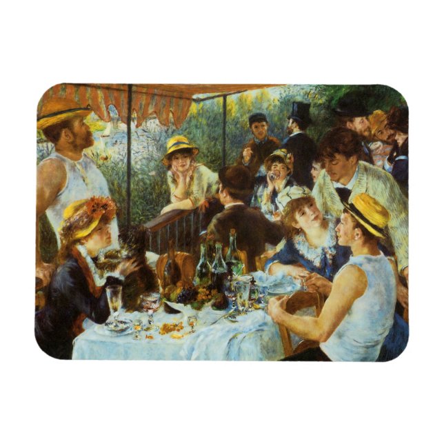 Imán Luncheon del Fiesta de Boating por Pierre Renoir (Horizontal)