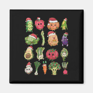 Imán Lunes Lady Vegetable Comida Navidad Árbol Diversió