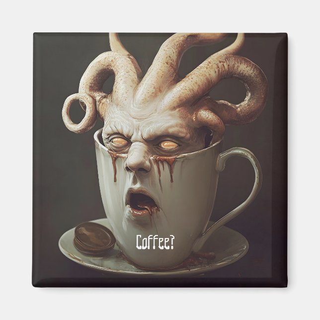 Imán Lunes por la mañana azul 2 (Frente)