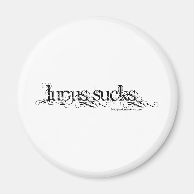 Imán Lupus Sucks (Frente)