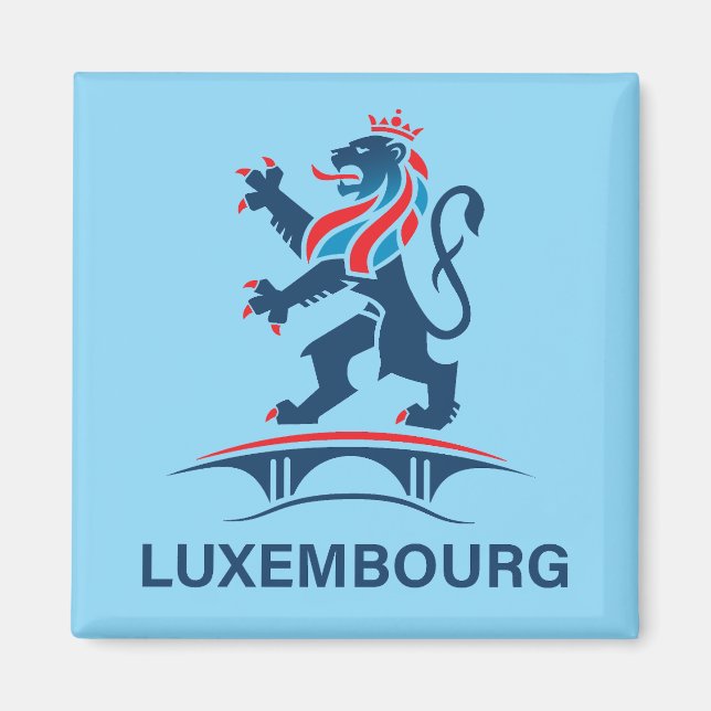 Imán Luxembourg Europe (Frente)