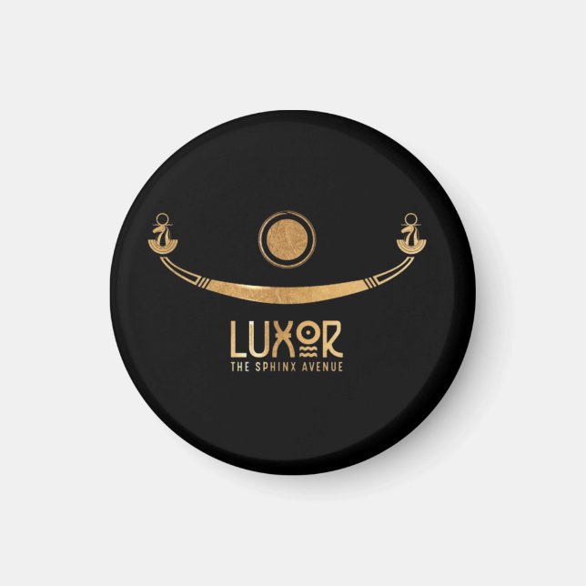 Imán Luxor la avenida de la Esfinge barco de Khufus Kar (Frente)