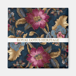 Imán Luxury Floral Vintage Royal