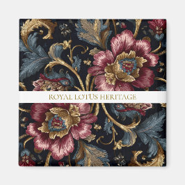 Imán Luxury Indian Floral Magnet Vintage Royal