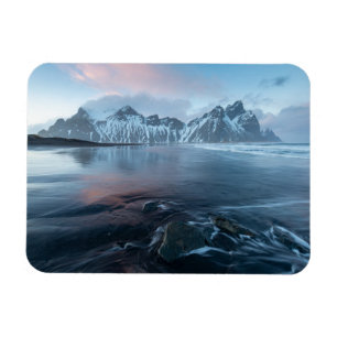 Imán Luz asombrosa en Islandia el   Stokksnes,