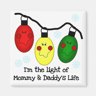Imán Luz de camisetas y de los regalos de la vida de la
