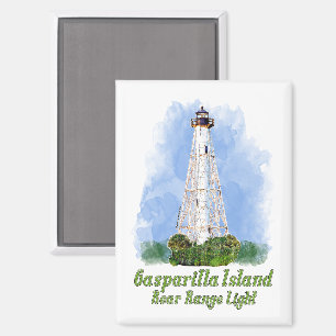 Imán Luz de la cadena trasera de la isla Gasparilla - F