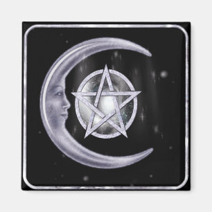 Imán Luz de la luna WICCA Nueva era