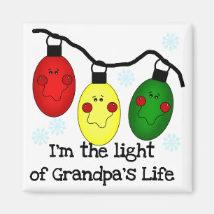 Imán Luz de las camisetas y regalos de feriado de vida 