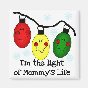 Imán Luz de las camisetas y regalos de la vida de mamá