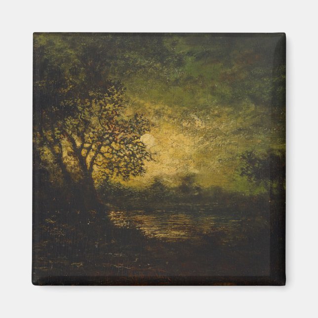Imán Luz de luna (por Ralph Albert Blakelock) (Frente)