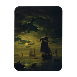 Imán Luz de luna sobre Palermo Arte de alta fidelidad