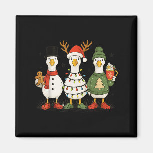 Imán Luz de Navidad de ganso Navidad Alegre Goosmas Div