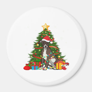 Imán Luz del árbol de navidad de la marca Whippet Santa