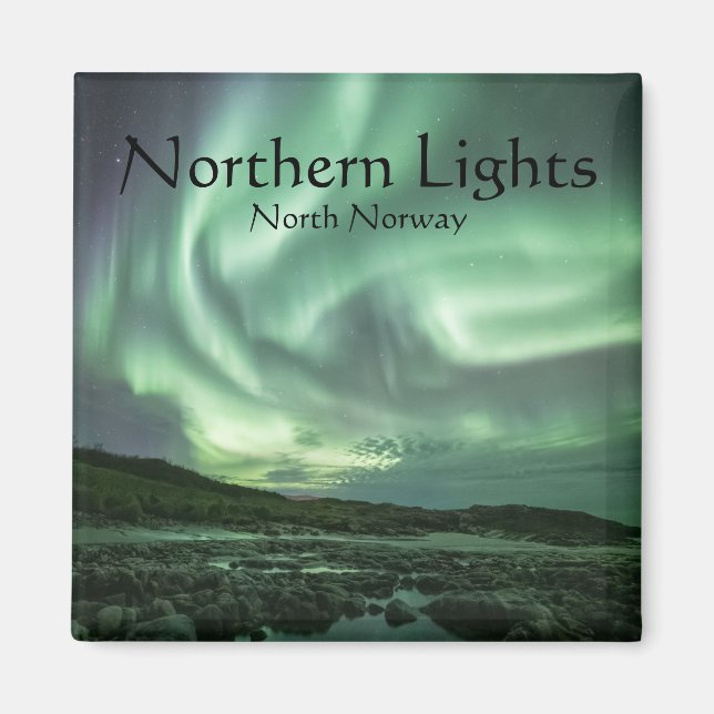 Imán Luz del Norte Noruega (Frente)