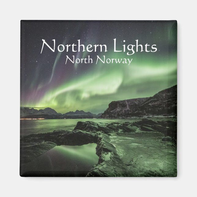 Imán Luz del Norte Noruega (Frente)