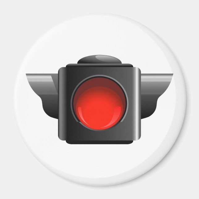 Imán Luz Roja para la gestión de aulas / Lo que sea! (Frente)