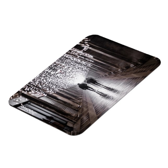 Imán Luz, sombras y simetría - sepia (Lado Izquierdo)