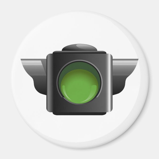 Imán Luz verde de tránsito para la administración de au (Frente)