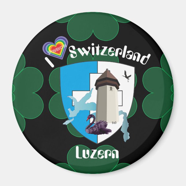 Imán Luzern Schweiz Magnet (Frente)