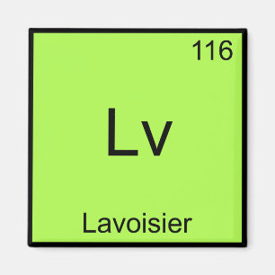 Imán Lv - Levossier Funny Chemistry Element Symbol Tee