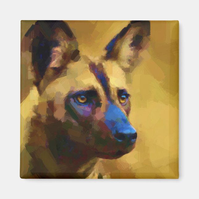 Imán Lycaon Pictus (Frente)