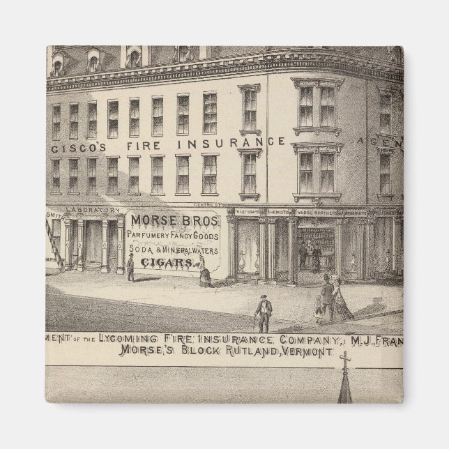 Imán Lycoming Fire Insurance Company (Frente)