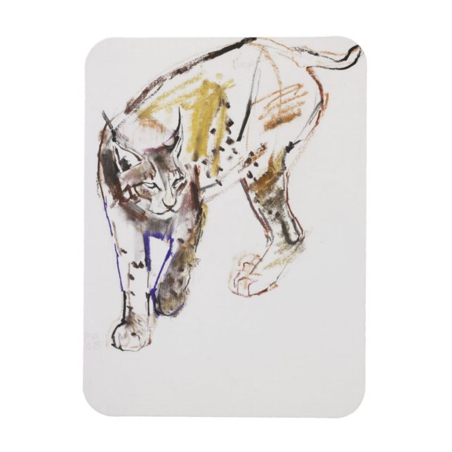 Imán Lynx europeo (Vertical)