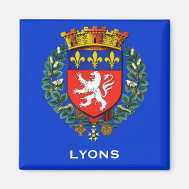 Imán Lyon France Coat Magnet